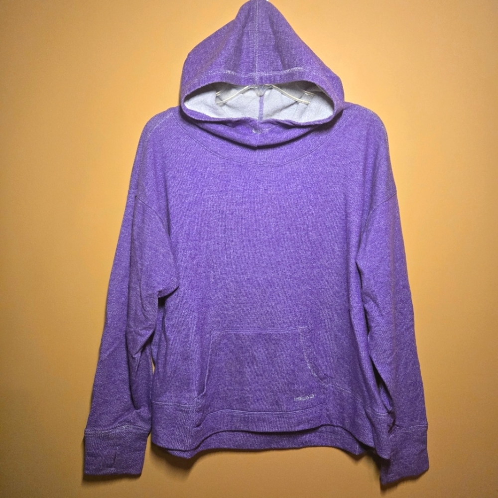 Head Brand Hoodie With Thumb Holes PTP=23.5"